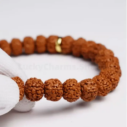Men's Vajra Bodhi Seeds Handheld Buddhist Prayer Success & Luck Bracelet-LuckyCharms.Shop