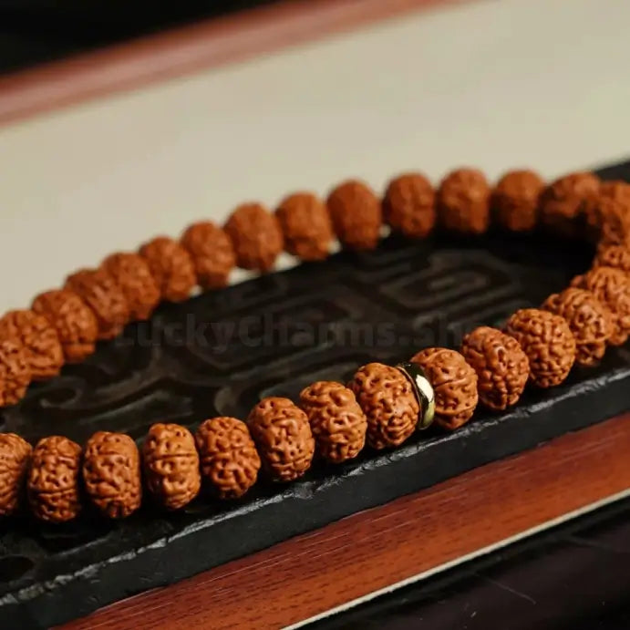 Men's Vajra Bodhi Seeds Handheld Buddhist Prayer Success & Luck Bracelet-LuckyCharms.Shop