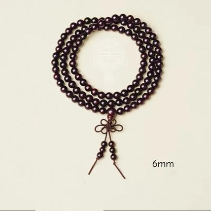Imperial Heritage 108 Red Sandalwood Mala - Tassel Edition