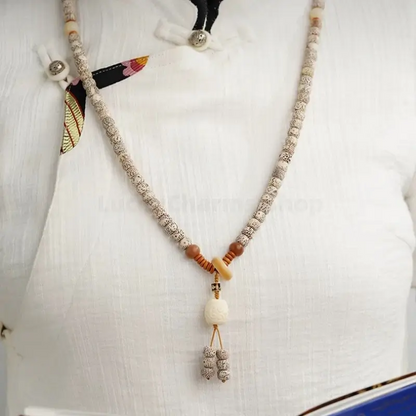 Potala Palace Enpowered Star-Moon Bodhi 108-Bead Buddhist Mala Bracelet-LuckyCharms.Shop