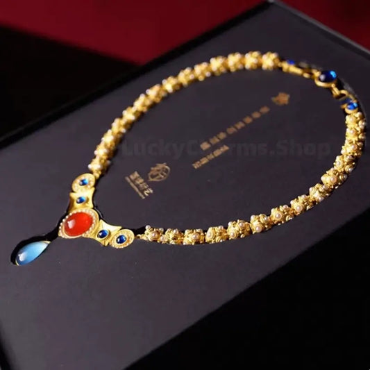 National Museum of China Li Jingxun AR Necklace Refrigerator Magnet-LuckyCharms.Shop