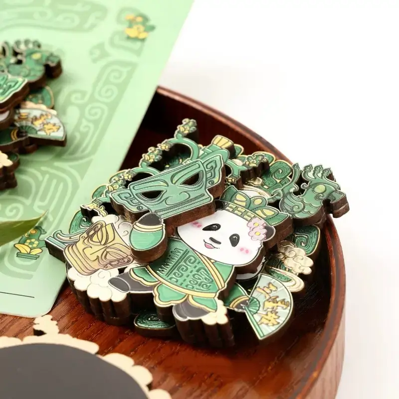 Panda Huahua Series Face-Changing Refrigerator Magnet-LuckyCharms.Shop