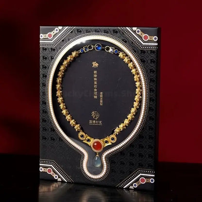 National Museum of China Li Jingxun AR Necklace Refrigerator Magnet-LuckyCharms.Shop