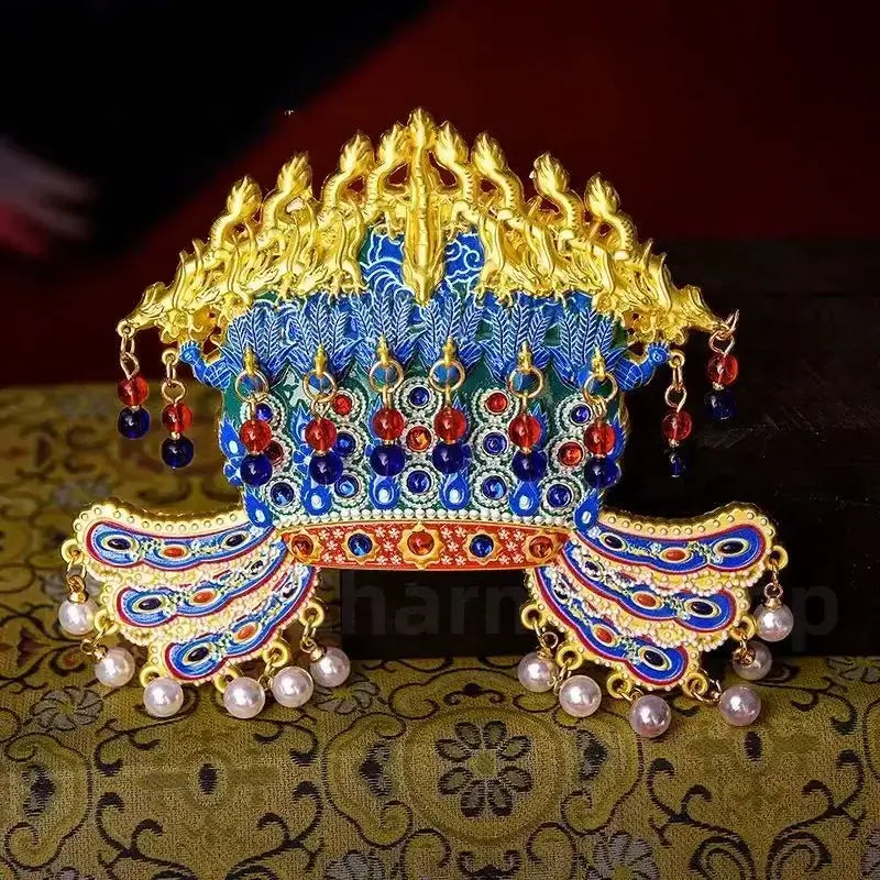 Phoenix Crown Metal AR Refrigerator Magnet from National Museum of China-LuckyCharms.Shop