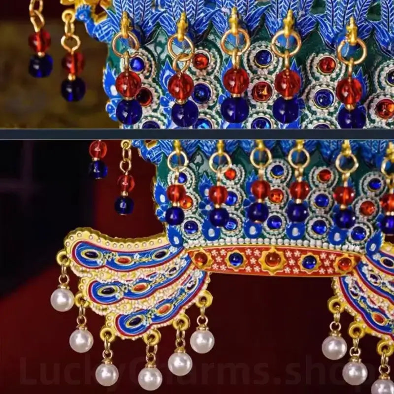 Phoenix Crown Metal AR Refrigerator Magnet from National Museum of China-LuckyCharms.Shop