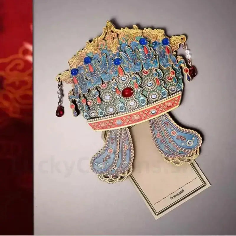 Empress Phoenix Crown Wooden Refrigerator Magnet-LuckyCharms.Shop