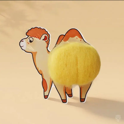 Silk Road Plush Camel Wool Felt Fridge Magnet | Dunhuang Academy Creation