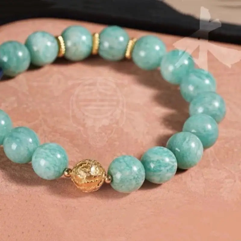 Dunhuang Five Elements Five-Color Crystal Agate Beaded Bracelet