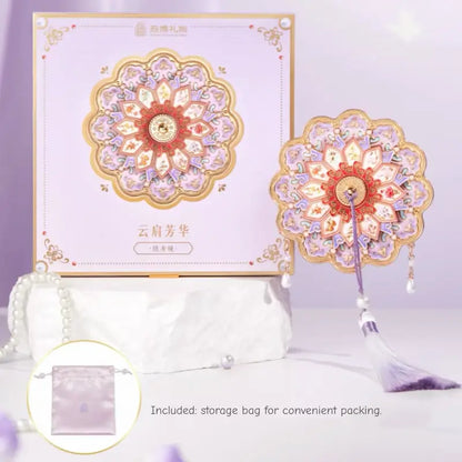Prince Kung Mansion "Cloud Shoulder Bloom" Rotating Compact Mirror