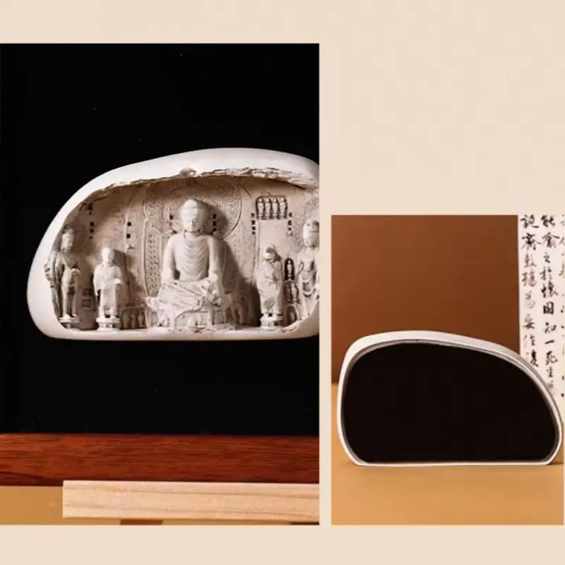 Longmen Grottoes Buddha Lamp Fridge Magnet - Longmen Museum Collection