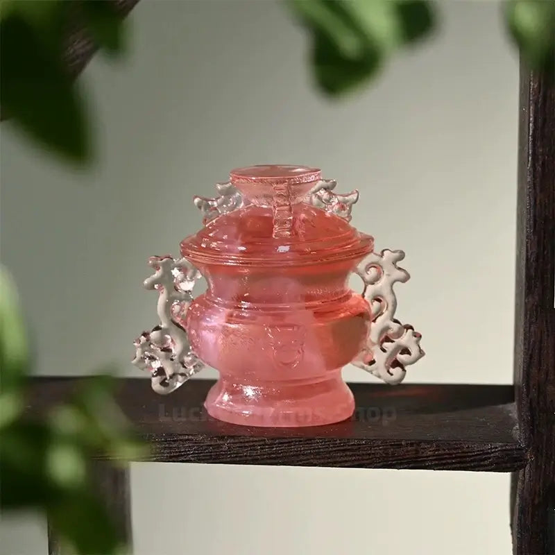 Nanjing Museum Pink Jadeite Dragon-Phoenix Censer Refrigerator Magnet-LuckyCharms.Shop