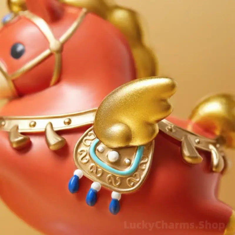 The Palace Museum Fortune Horse Bobblehead | Xu Beihong Inspired Car Ornament | Lucky Year of the Horse Gift