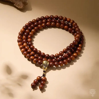 Bracelet mala en bois Imperial Heritage 108 - palissandre, bois de santal et nanmu