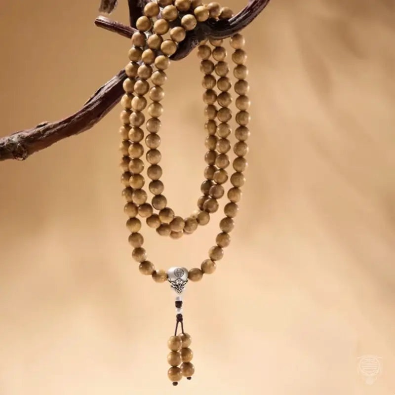 Bracelet mala en bois Imperial Heritage 108 - palissandre, bois de santal et nanmu