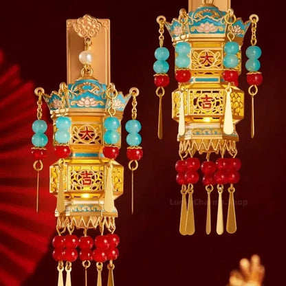 Palace Museum Light-Up Palace Lantern Fridge Magnet | Lunar New Year Gift Decor-LuckyCharms.Shop