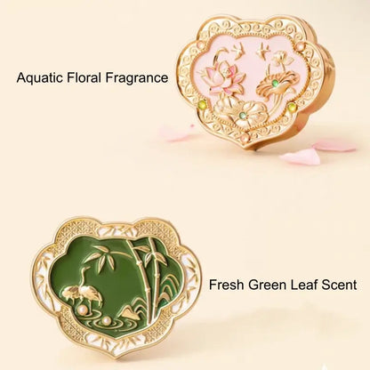 The Palace Museum Ruyi Solid Perfume Balm | 4 Eastern Scents | Natural Beeswax Gift & Souvenir