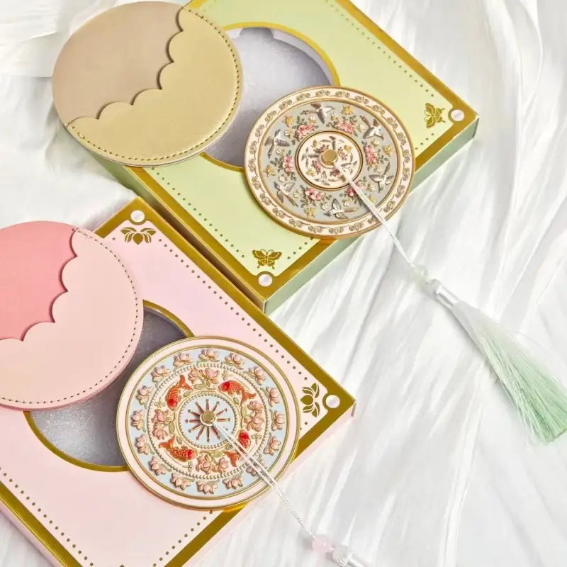 Sparrows & Flowering Branches Small Mirror from The Palace Museum-LuckyCharms.Shop