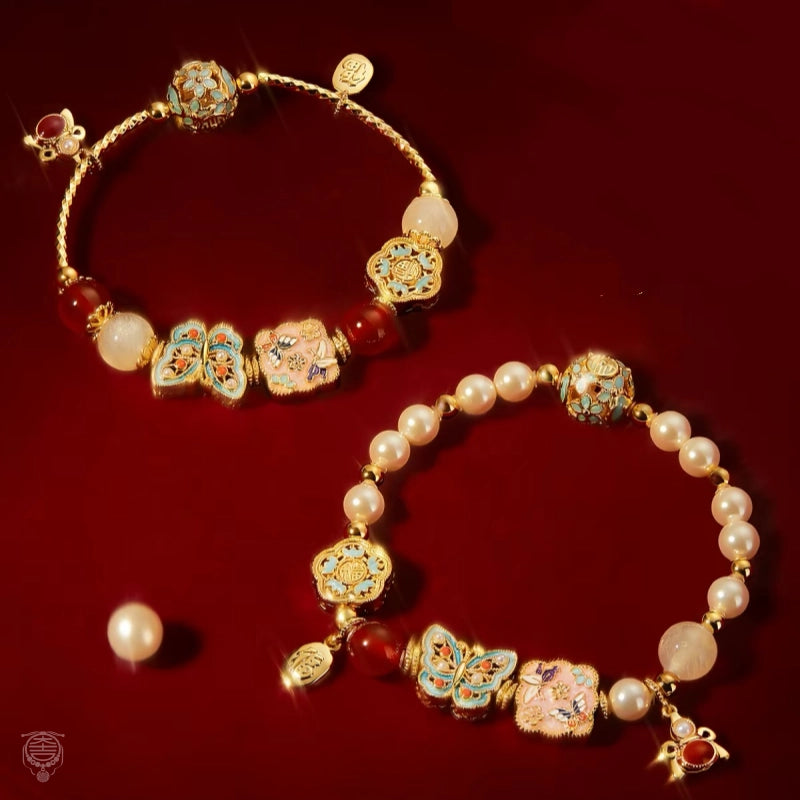 Palace Museum Imperial Treasure Butterfly Pearl Bracelet