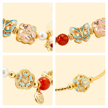 Palace Museum Imperial Treasure Butterfly Pearl Bracelet