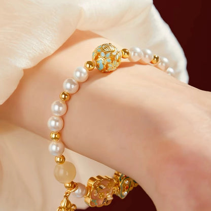Palace Museum Imperial Treasure Butterfly Pearl Bracelet