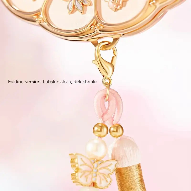 Palace Museum Pocket Mirror - 12 Flowers Goddess Folding Mirror