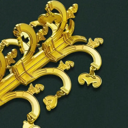 Sanxingdui Sacred Tree Refrigerator Magnet from the Sanxingdui Museum-LuckyCharms.Shop