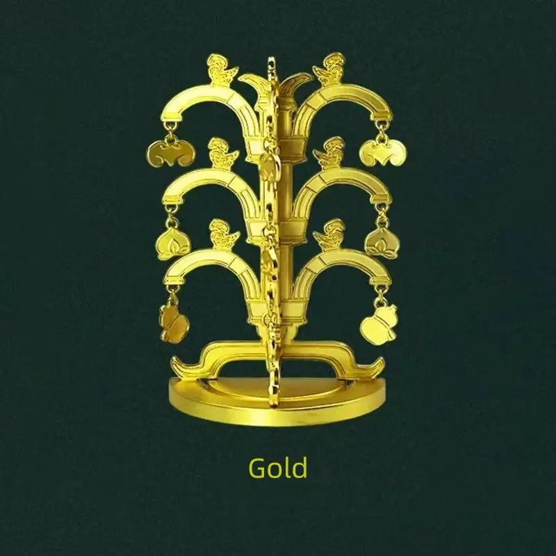 Sanxingdui Sacred Tree Refrigerator Magnet from the Sanxingdui Museum-LuckyCharms.Shop