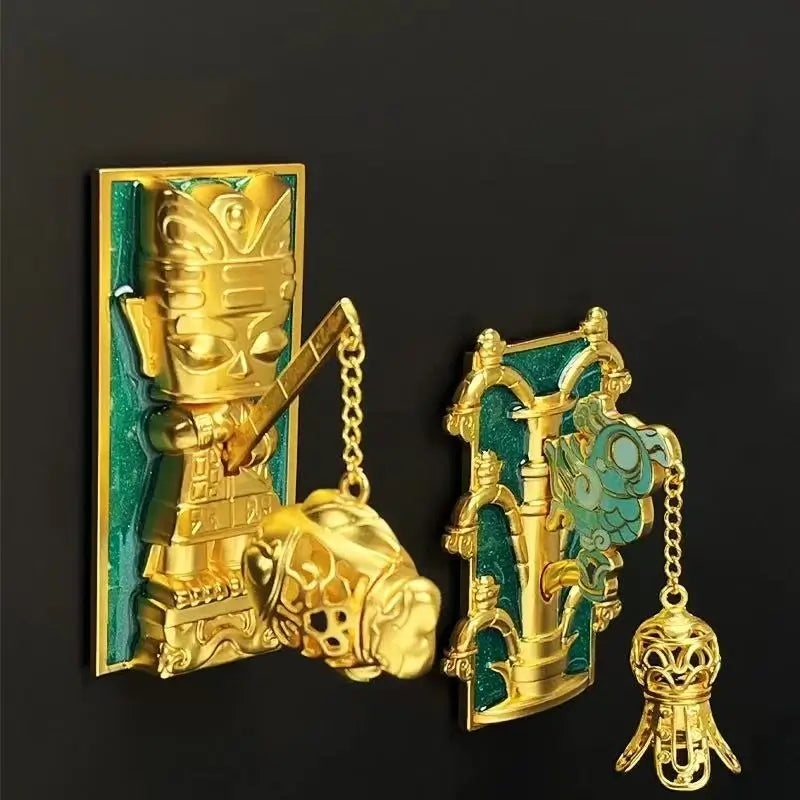 Sanxingdui Blessing-Illuminated Refrigerator Magnet from The Sanxingdui Museum-LuckyCharms.Shop