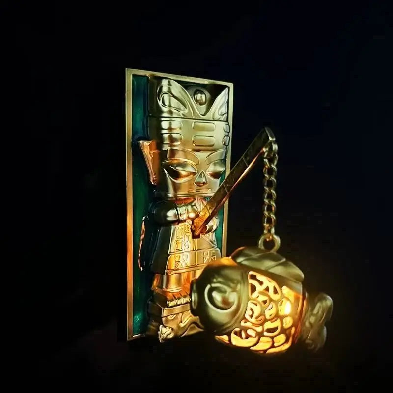 Sanxingdui Blessing-Illuminated Refrigerator Magnet from The Sanxingdui Museum-LuckyCharms.Shop