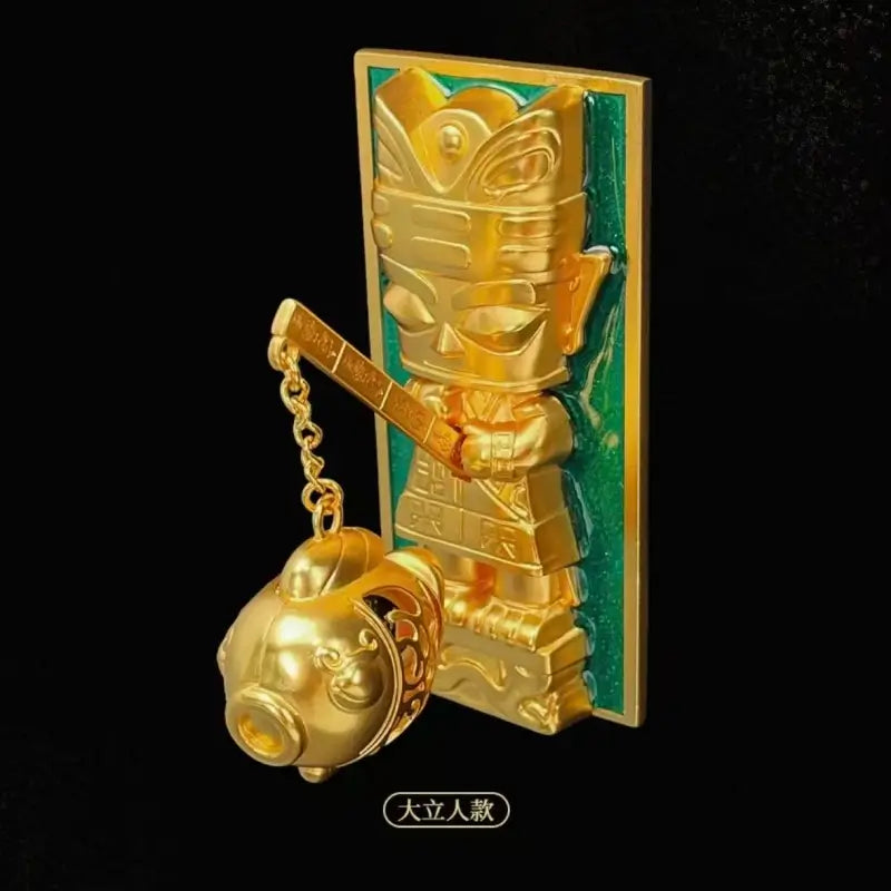 Sanxingdui Blessing-Illuminated Refrigerator Magnet from The Sanxingdui Museum-LuckyCharms.Shop