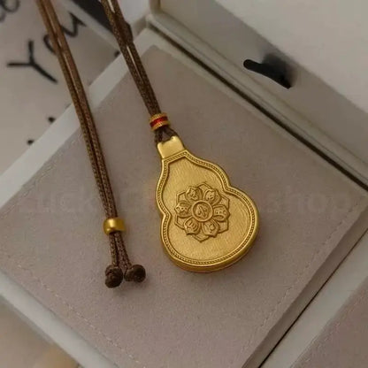 Openable Filigree Hollowed-out Gourd Pandent Necklace -LuckyCharms.Shop