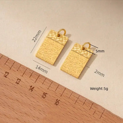 Pendentif Lu Lu Tong en or brillant fragmenté | Collier en cordon de cuir pour femme, 4 styles