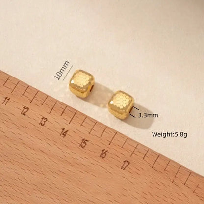 Pendentif Lu Lu Tong en or brillant fragmenté | Collier en cordon de cuir pour femme, 4 styles