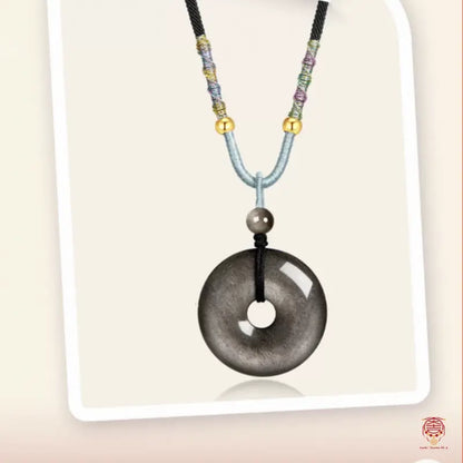Couples Mount Putuo Blessed Crystal Peace Buckle Pendant - Shared Balance Talisman