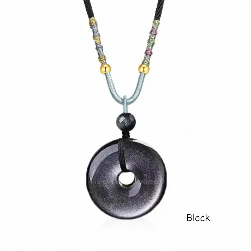 Couples Mount Putuo Blessed Crystal Peace Buckle Pendant - Shared Balance Talisman