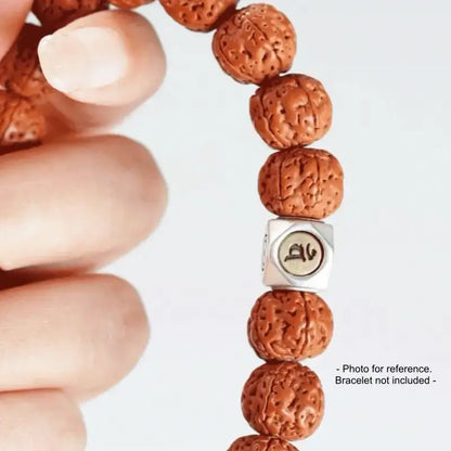 S925 Silver Inlaid Copper Small Beads | Zodiac Guardian Buddha Sanskrit Seed Syllable, DIY Accessories-LuckyCharms.Shop