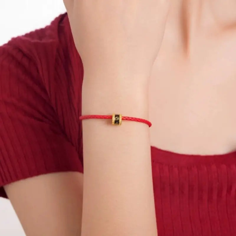 18Kゴールドメッキ 六音節マントラエナメル ルルトンビーズ | ブレスレット/ネックレス用DIYチャーム、真鍮ベース