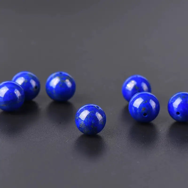 Natural Lapis Lazuli Round Beads (Fortune-turning Beads) | DIY Jewelry Accessory-LuckyCharms.Shop