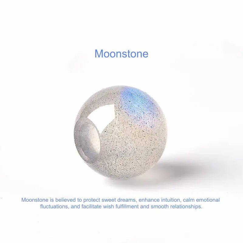 Moonstone Fortune-Turning Beads, Guard Dreams, Boost Intuition | DIY Jewelry Accessory-LuckyCharms.Shop