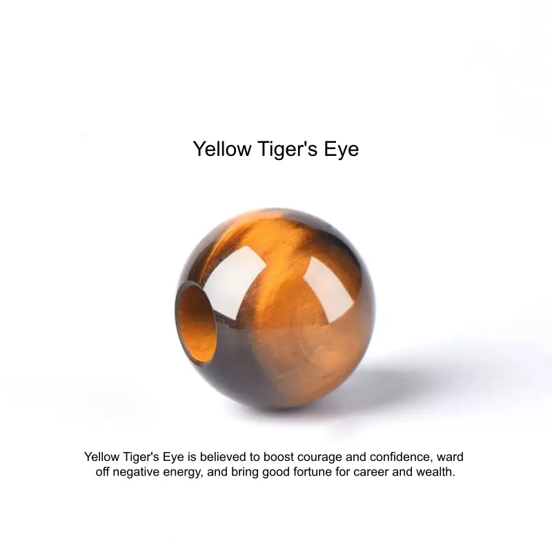 Natural Yellow Tiger Eye Round Beads (Fortune-turning Beads) | DIY Jewelry Accessory-LuckyCharms.Shop