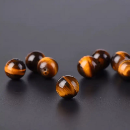 Natural Yellow Tiger Eye Round Beads (Fortune-turning Beads) | DIY Jewelry Accessory-LuckyCharms.Shop