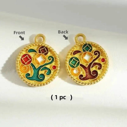 Chinese Style Gold-Plated Money Tree Bracelet Accompanying Beads Pendant-LuckyCharms.Shop