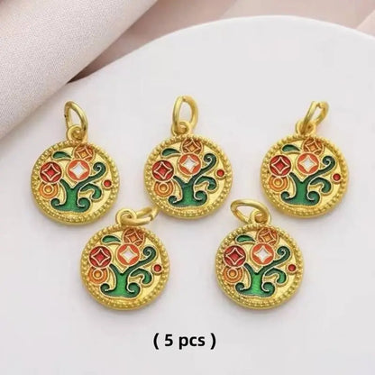 Chinese Style Gold-Plated Money Tree Bracelet Accompanying Beads Pendant-LuckyCharms.Shop
