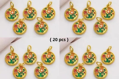 Chinese Style Gold-Plated Money Tree Bracelet Accompanying Beads Pendant-LuckyCharms.Shop