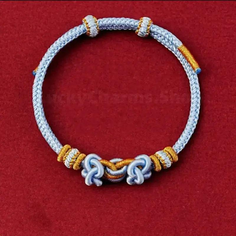 Wutai Mountain Blessing Auspicious Knot Multi-Color Lucky Braided Bracelet-LuckyCharms.Shop