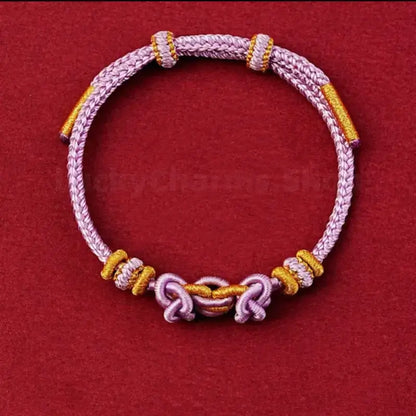 Wutai Mountain Blessing Auspicious Knot Multi-Color Lucky Braided Bracelet-LuckyCharms.Shop