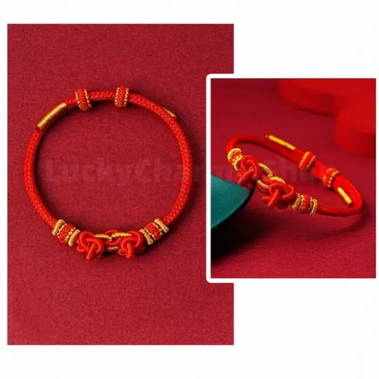 Wutai Mountain Blessing Auspicious Knot Multi-Color Lucky Braided Bracelet-LuckyCharms.Shop