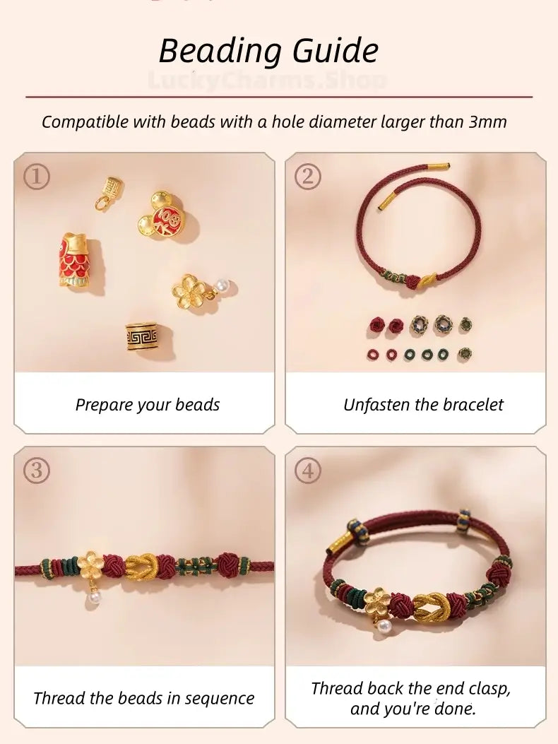 Never Part Knot Couple Lucky Bracelets S3| Anniversary Valentine's Day Gift | DIY-Friendly-LuckyCharms.Shop