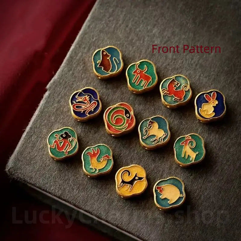 Chinese Zodiac Lucky Health Beads Handmade Braided Rope Blessing Bracelet Jewelry-LuckyCharms.hop