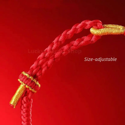 Putuo Mountain Blessing Natural Red Agate Zodiac Guardian Lu Lu Tong Bracelet-LuckyCharms.Shop